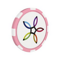 Custom Poker Chips 8-Stripe TRITON (Pink)